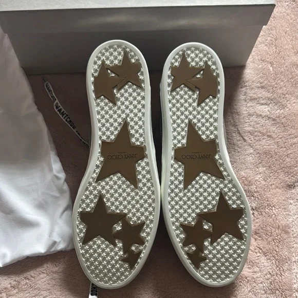 Jimmy Choo Silver Miami women’s sneakers - Picture 4 of 7